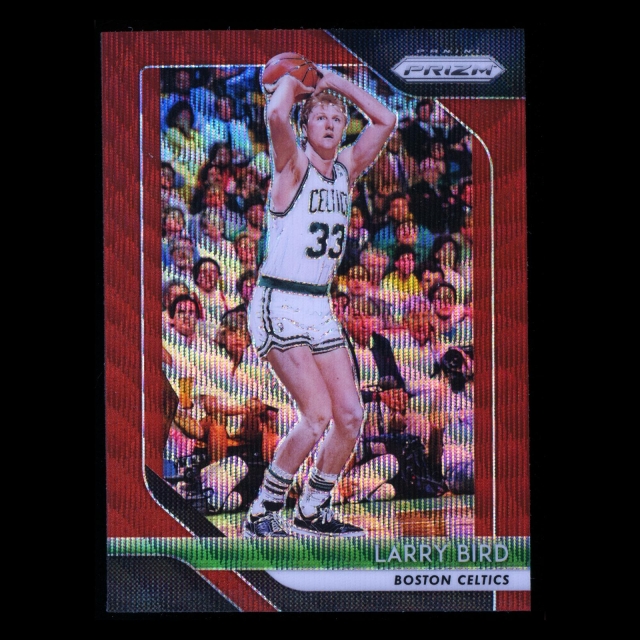 Larry Bird 2018-19 Prizm Ruby Wave Celtics