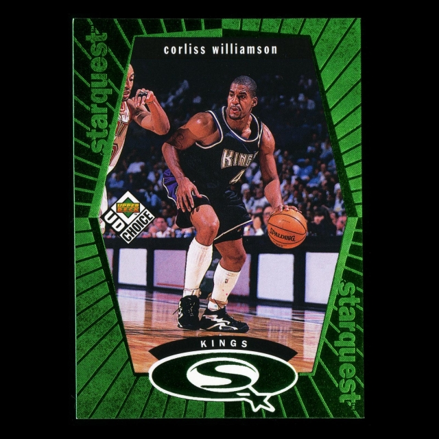 Corliss Williamson 1998-99 UD Choice Starquest Green Kings