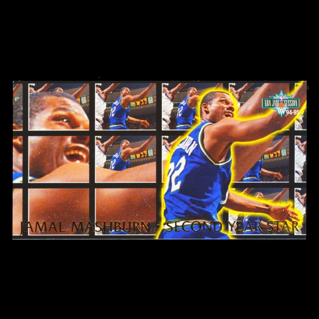 Jamal Mashburn 1994-95 Jam Session Second Year Stars Mavericks