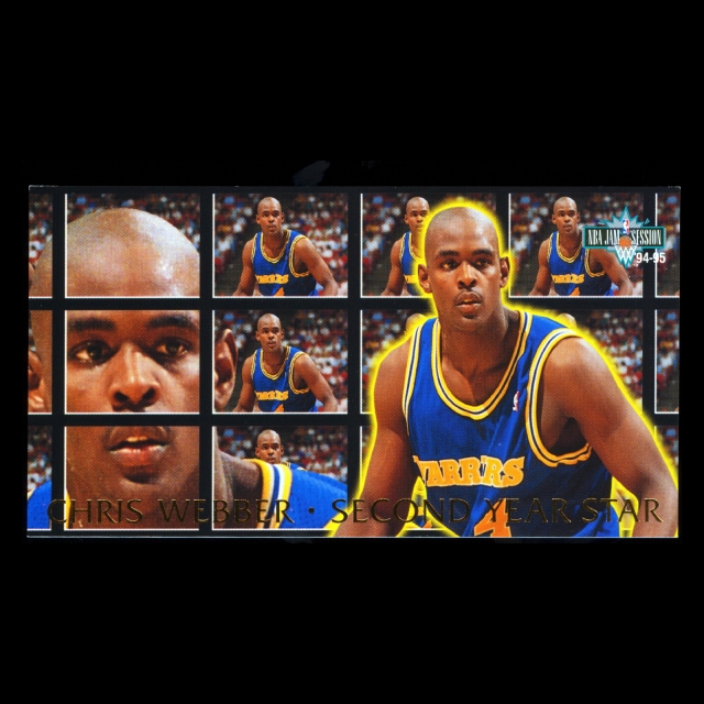 Chris Webber 1994-95 Jam Session Second Year Stars Warriors