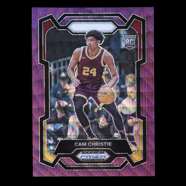 Cam Christie RC 2024-25 Panini Prizm Draft Picks Purple Wave Golden Gophers