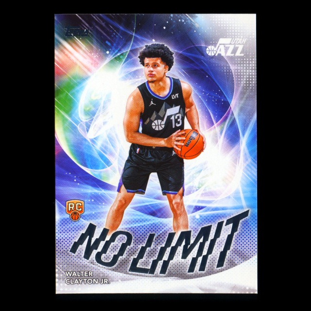 Walter Clayton Jr. RC 2025-26 Topps No Limit Rookie Jazz