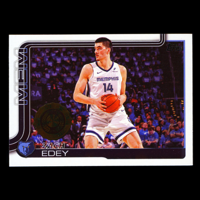 Zach Edey 2025-26 Topps All-Rookie Team Grizzlies