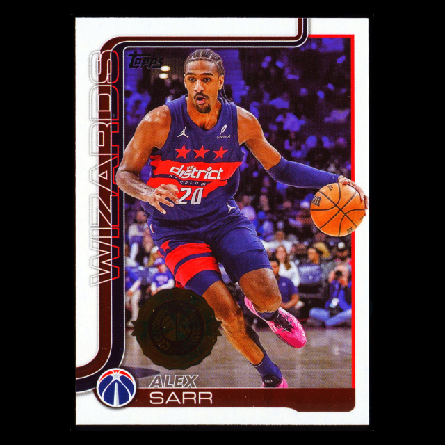 Alex Sarr 2025-26 Topps All-Rookie Team Wizards