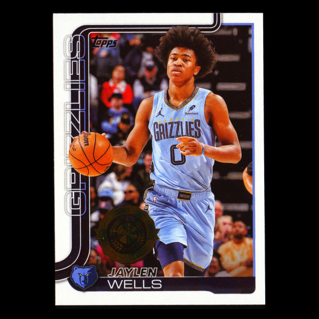 Jaylen Wells 2025-26 Topps All-Rookie Team Grizzlies
