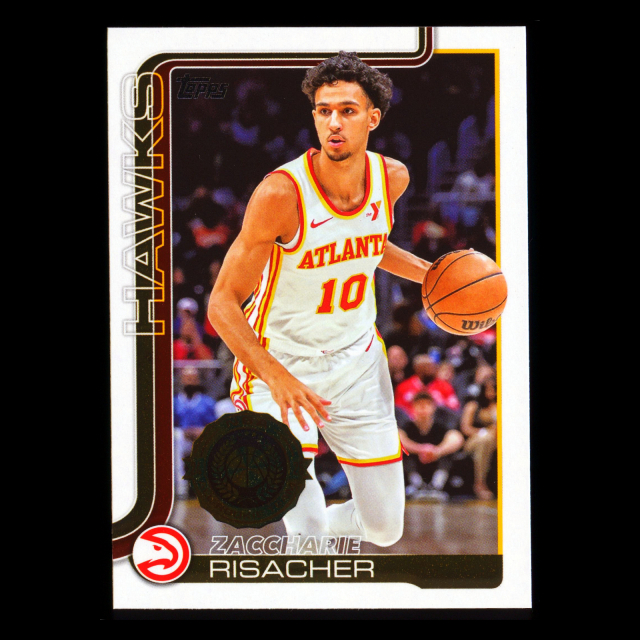 Zaccharie Risacher 2025-26 Topps All-Rookie Team Hawks