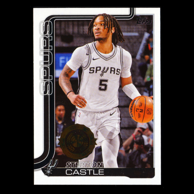 Stephon Castle 2025-26 Topps All-Rookie Team Spurs