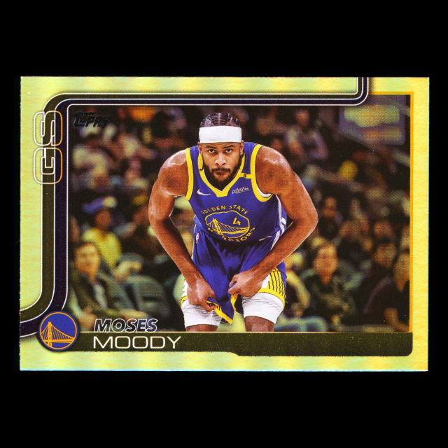 Moses Moody 2025-26 Topps Rainbow Foil Warriors