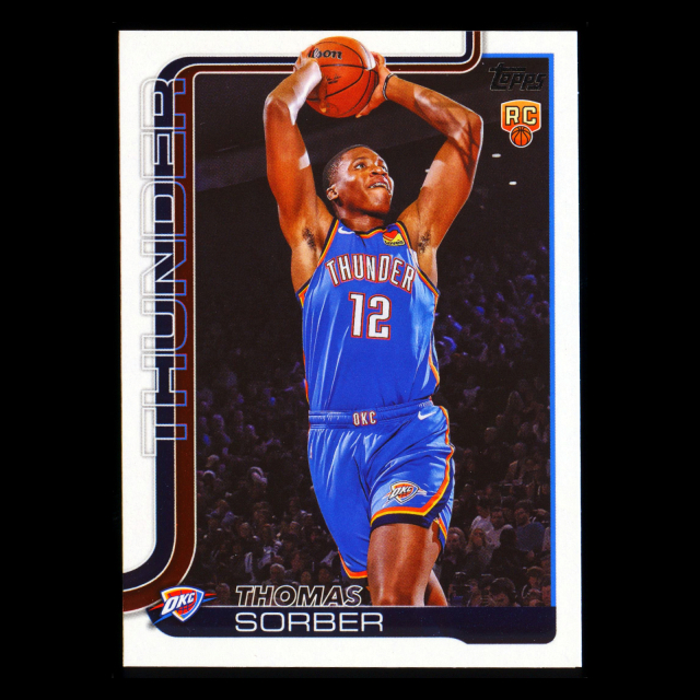Thomas Sorber RC 2025-26 Topps Rookie Thunder