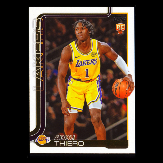 Adou Thiero RC 2025-26 Topps Rookie Lakers