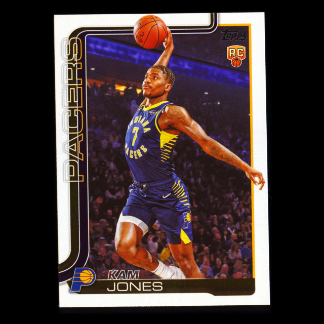 Kam Jones RC 2025-26 Topps Rookie Pacers