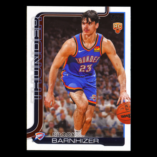 Brooks Barnhizer RC 2025-26 Topps Rookie Thunder