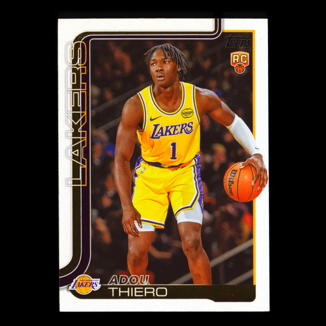 Adou Thiero RC 2025-26 Topps Rookie Lakers