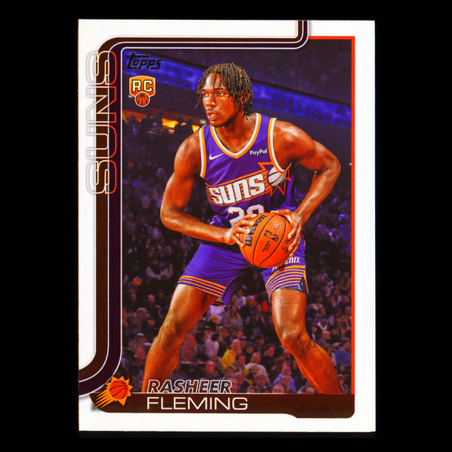 Rasheer Fleming RC 2025-26 Topps Rookie Suns
