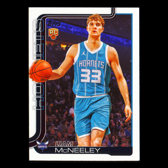 Liam McNeeley RC 2025-26 Topps Rookie Hornets
