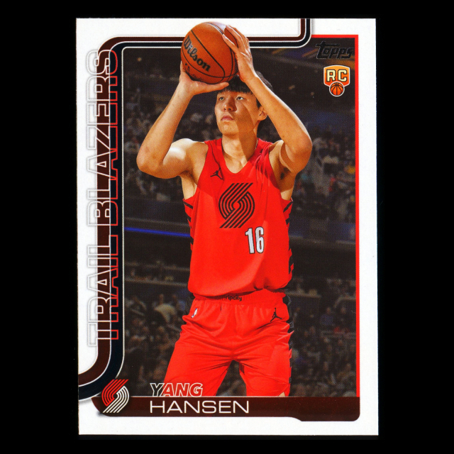 Yang Hansen RC 2025-26 Topps Rookie Trail Blazers
