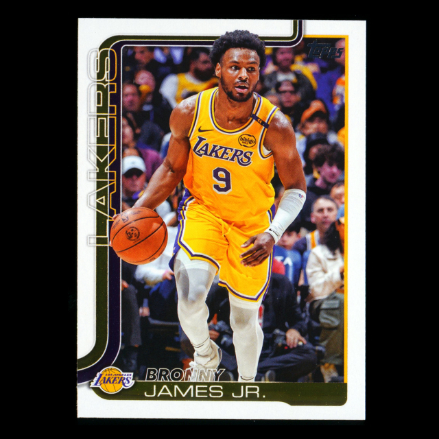 Bronny James Jr. RC 2025-26 Topps Rookie Lakers