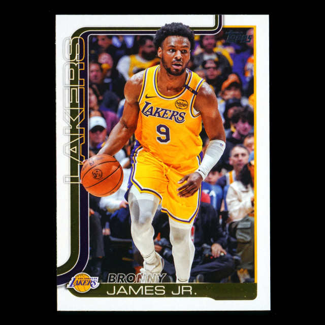 Bronny James Jr. RC 2025-26 Topps Rookie Lakers