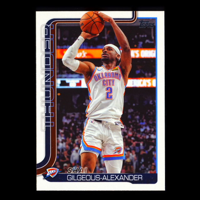 Shai Gilgeous-Alexander 2025-26 Topps Thunder