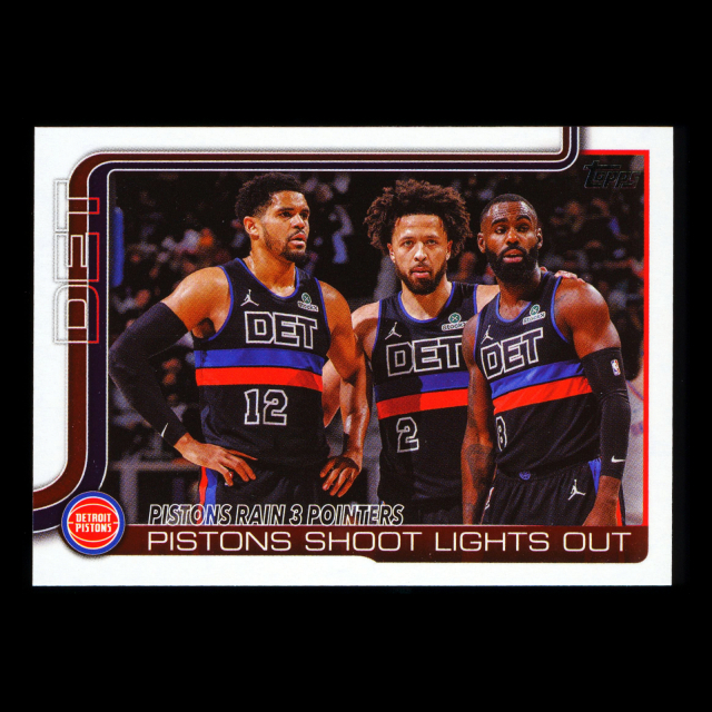 Cade Cunningham 2025-26 Topps Checklist Pistons
