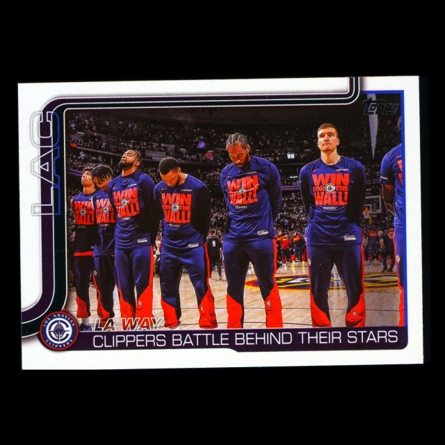 James Harden 2025-26 Topps Checklist Clippers