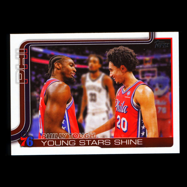 Jared McCain 2025-26 Topps Checklist 76ers