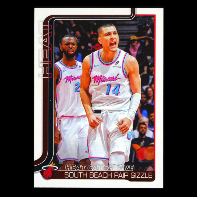 Tyler Herro 2025-26 Topps Checklist Heat