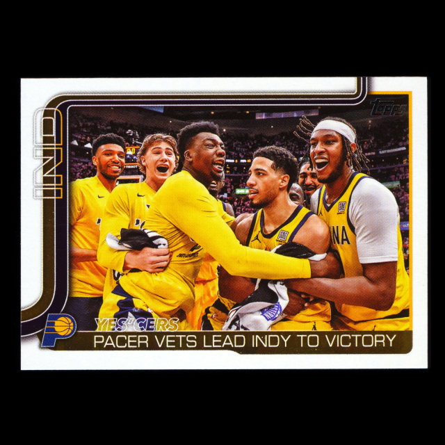 Tyrese Haliburton 2025-26 Topps Checklist Pacers