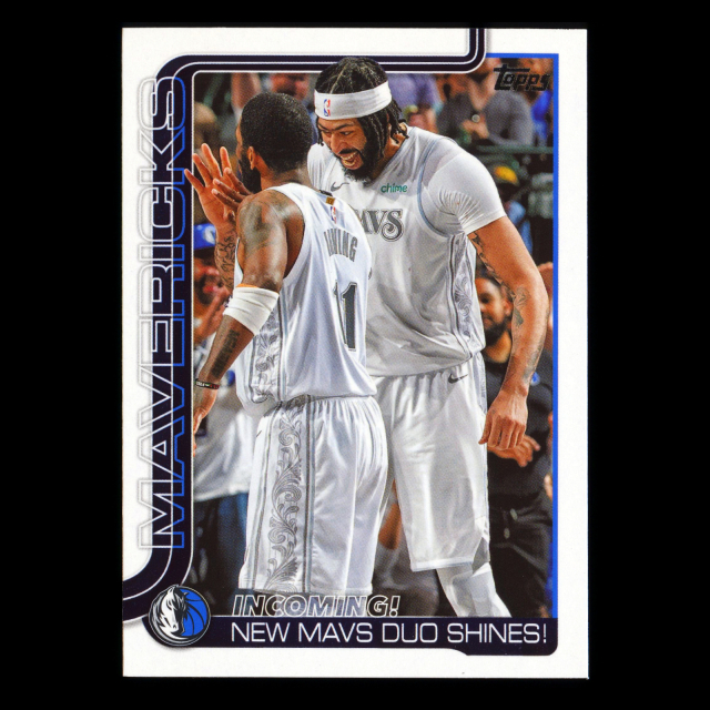 Anthony Davis 2025-26 Topps Checklist Mavericks