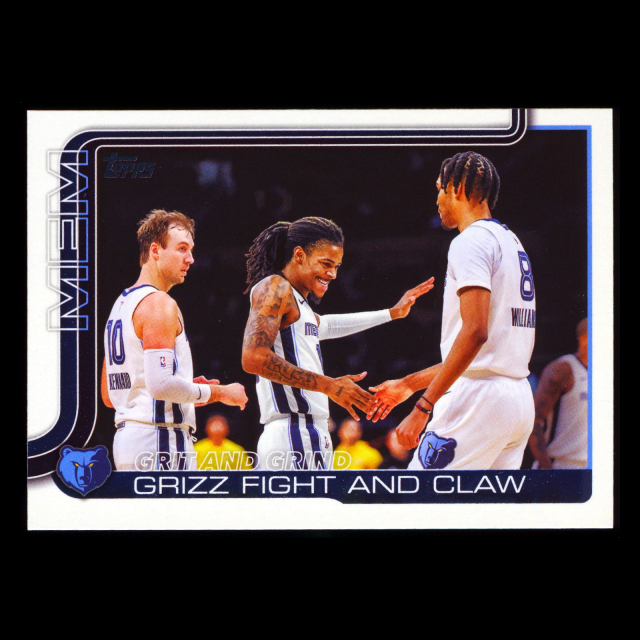 Ja Morant 2025-26 Topps Checklist Grizzlies