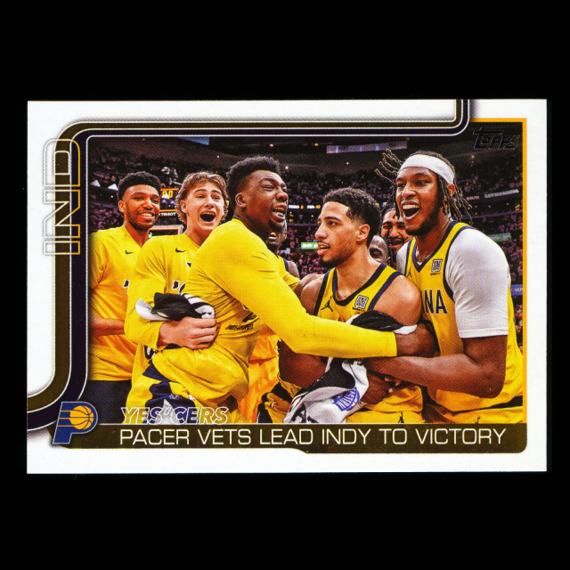 Tyrese Haliburton 2025-26 Topps Checklist Pacers