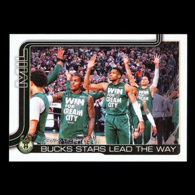 Giannis Antetokounmpo 2025-26 Topps Checklist Bucks