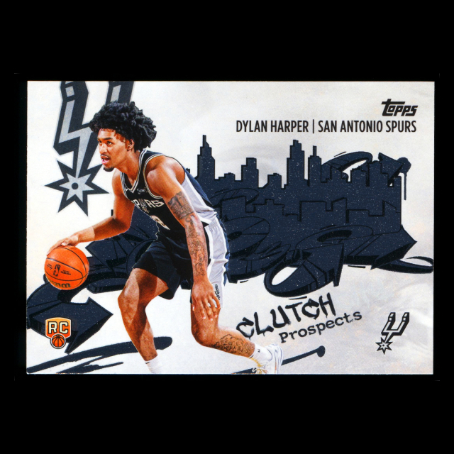 Dylan Harper RC 2025-26 Topps Clutch City Prospects Rookie Spurs