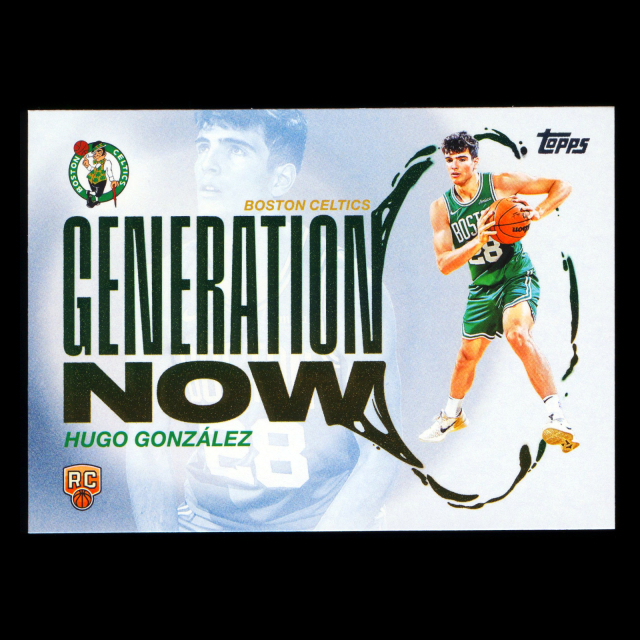 Hugo Gonzalez RC 2025-26 Topps Generation Now Rookie Celtics