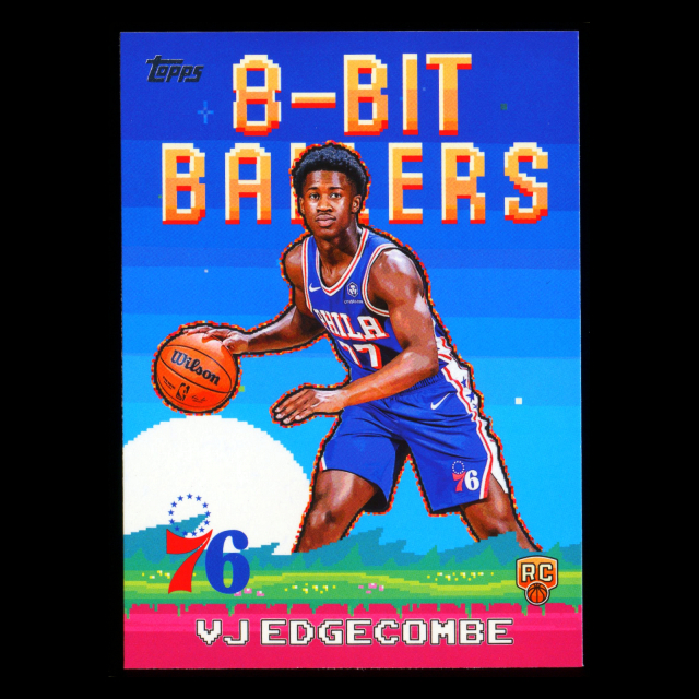 VJ Edgecombe RC 2025-26 Topps 8-Bit Ballers Rookie 76ers