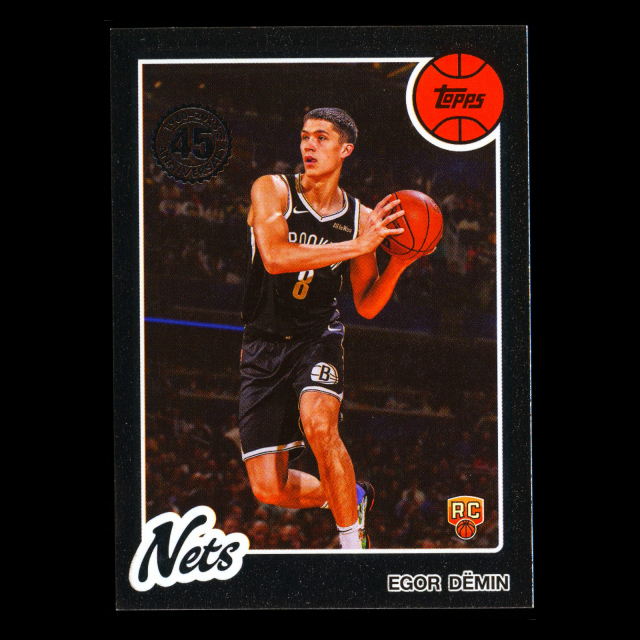 Egor Demin RC 2025-26 Topps '80-81 Topps Retro Rookie Nets