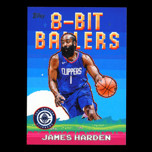 James Harden 2025-26 Topps 8-Bit Ballers Clippers