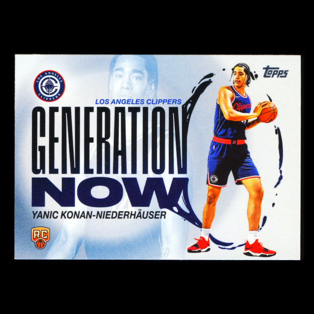 Yanic Konan-Niederhauser RC 2025-26 Topps Generation Now Rookie Clippers