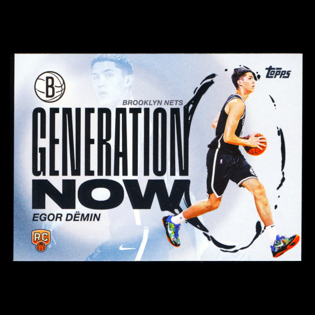 Egor Demin RC 2025-26 Topps Generation Now Rookie Nets