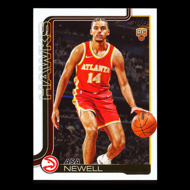 Asa Newell RC 2025-26 Topps Rookie Hawks