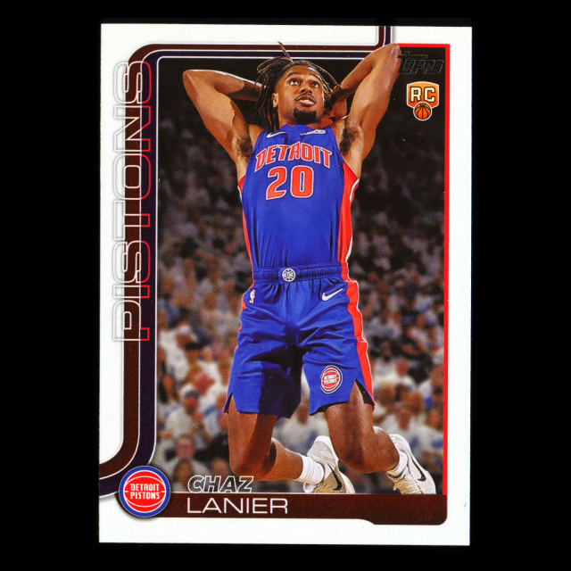 Chaz Lanier RC 2025-26 Topps Rookie Pistons