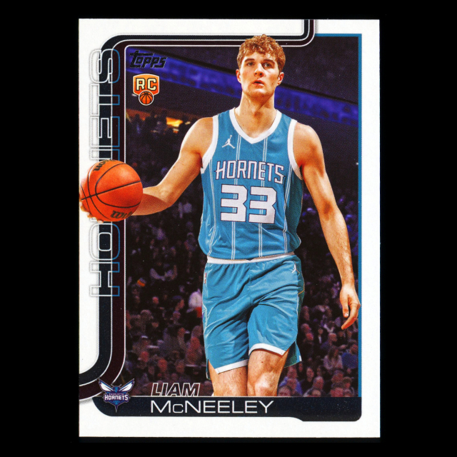 Liam McNeeley RC 2025-26 Topps Rookie Hornets