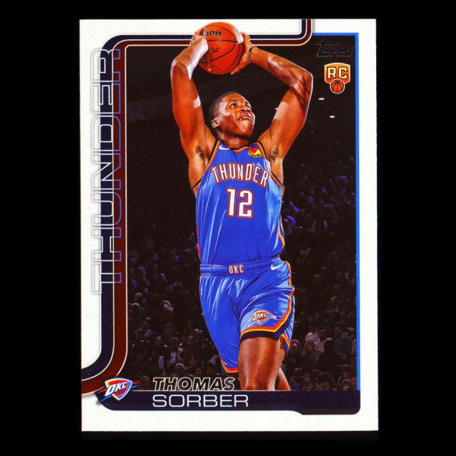 Thomas Sorber RC 2025-26 Topps Rookie Thunder