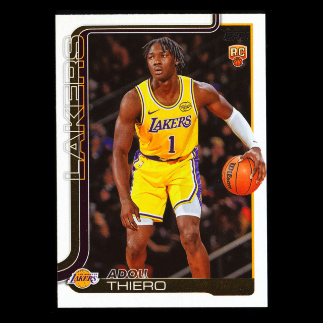 Adou Thiero RC 2025-26 Topps Rookie Lakers