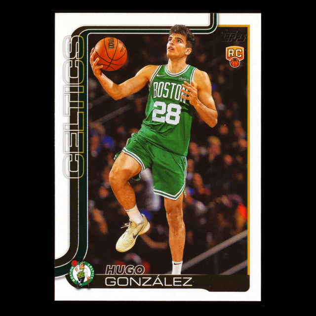 Hugo Gonzlez RC 2025-26 Topps Rookie Celtics