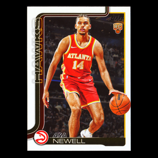 Asa Newell RC 2025-26 Topps Rookie Hawks