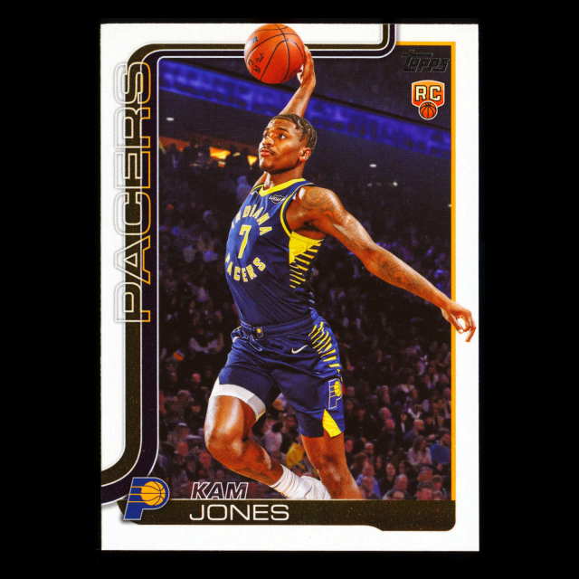 Kam Jones RC 2025-26 Topps Rookie Pacers