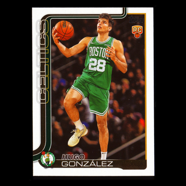 Hugo Gonzlez RC 2025-26 Topps Rookie Celtics
