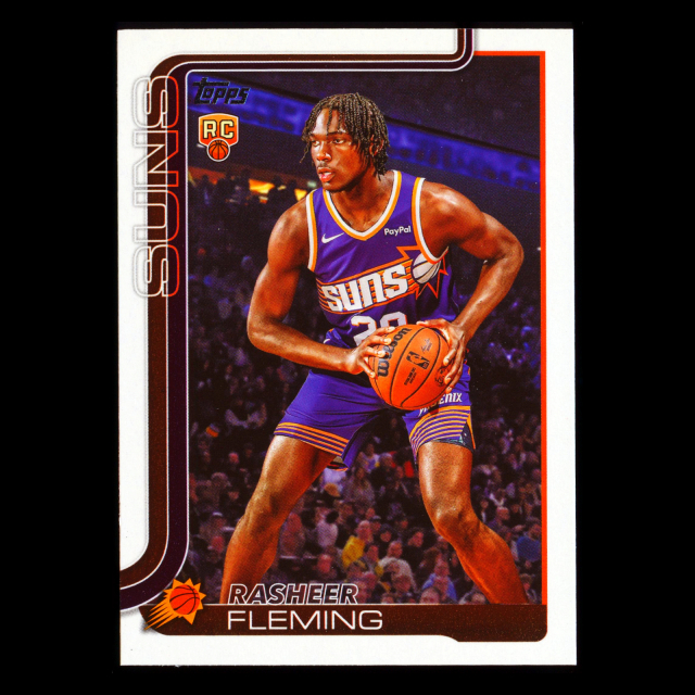 Rasheer Fleming RC 2025-26 Topps Rookie Suns