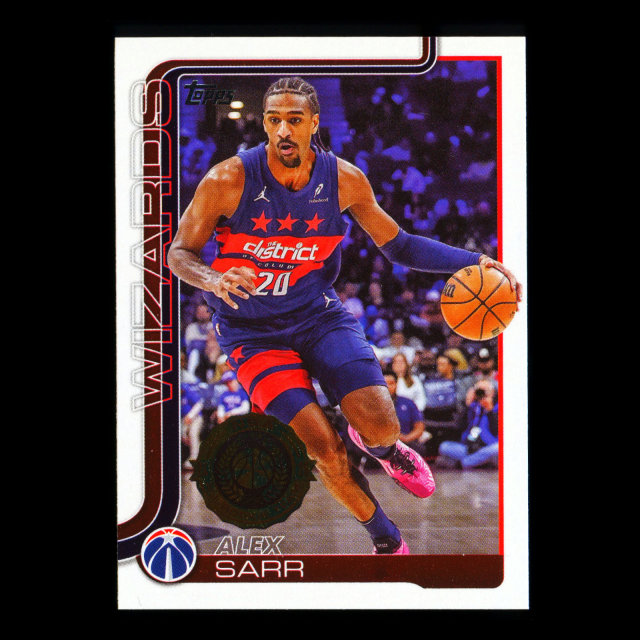 Alex Sarr RC 2025-26 Topps Rookie Wizards